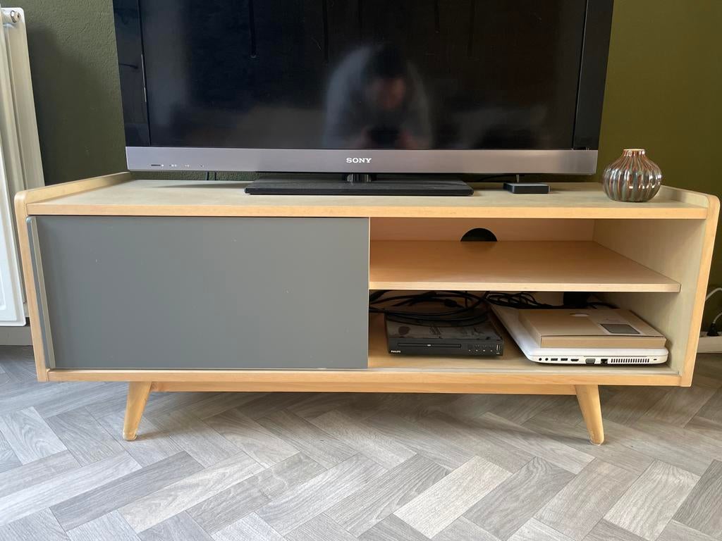 TV-meubel Leen Bakker, Ophalen, Gebruikt, 100 tot 150 cm, Minder dan 100 cm