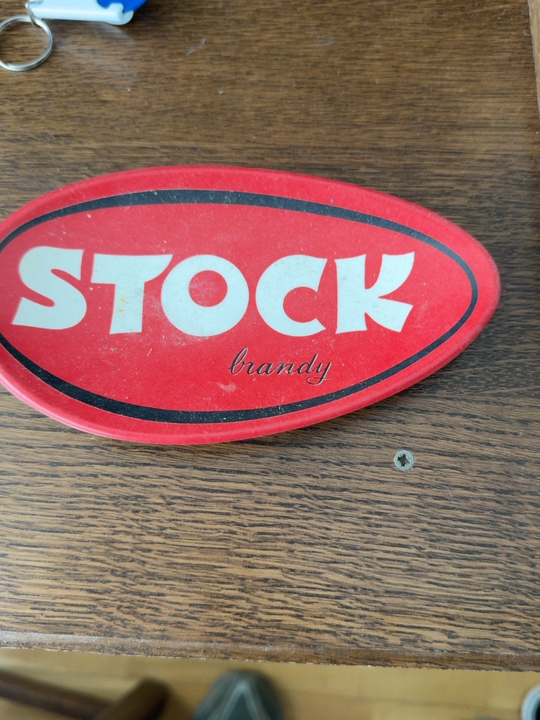 Vintage Stock Brandy reclameschaaltje, Ophalen of Verzenden, Zo goed als nieuw, Gebruiksvoorwerp