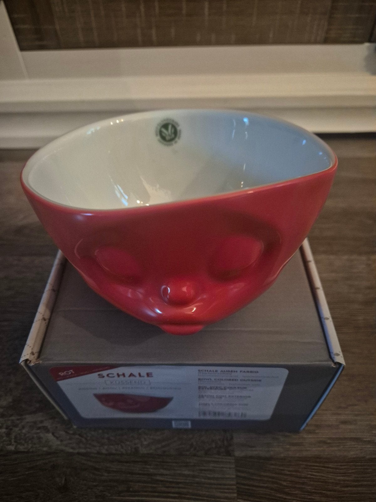 Tassen (by Fiftyeight Products) Schaal Kissing rood, Overige merken, Keramiek, Nieuw, Ophalen of Verzenden