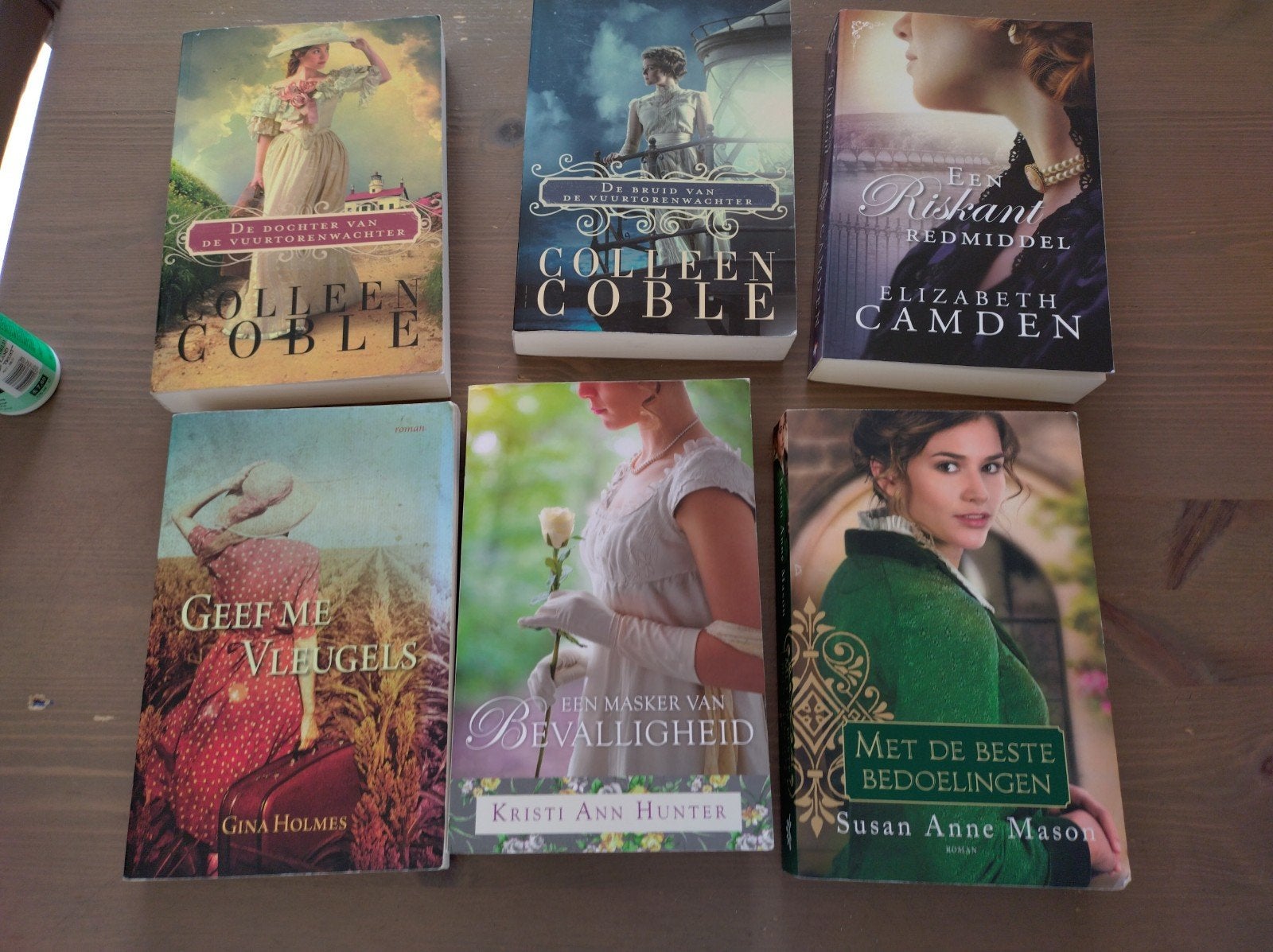 6 christelijke romans van diverse auteurs, Verzenden, Zo goed als nieuw, Colleen Coble, Elizabeth Camden, Gina Holmes, Kristi Ann Hunter