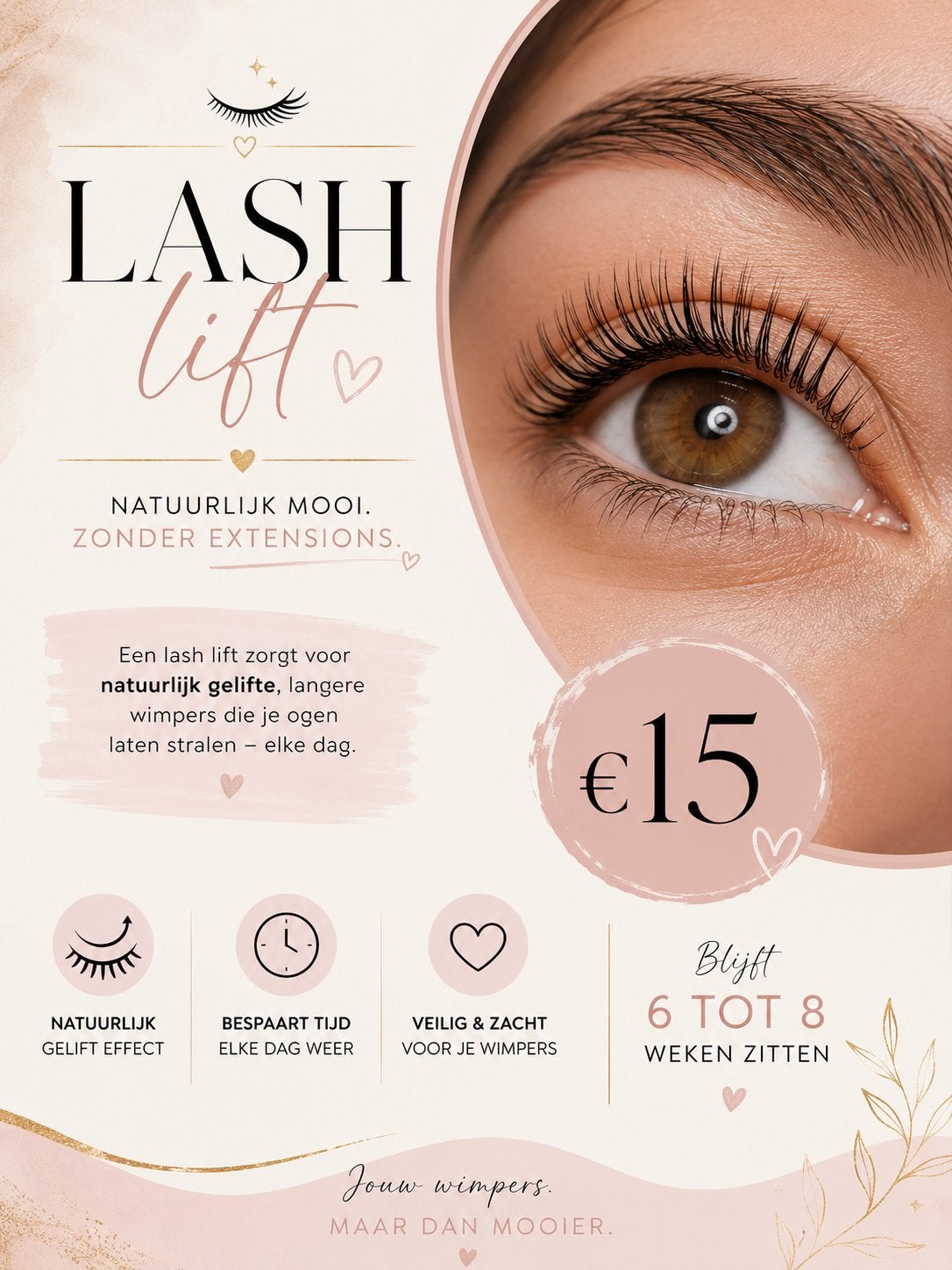Lash lift, Ophalen, Zo goed als nieuw, Ogen, Overige typen