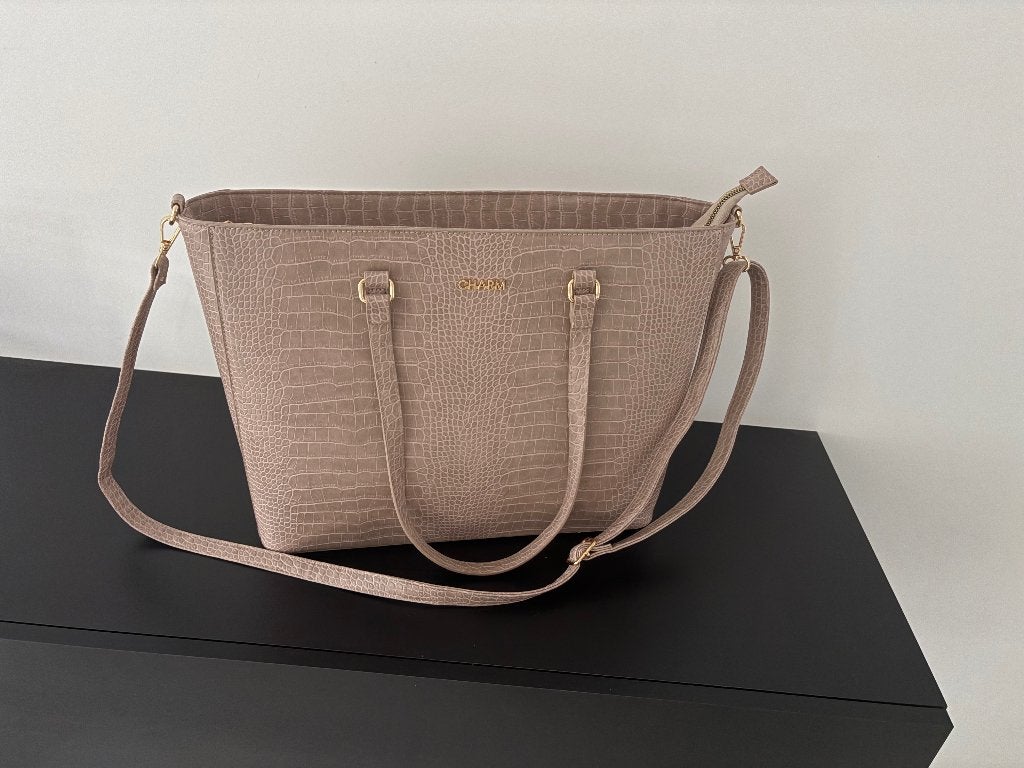 Tassen, Ophalen, Zo goed als nieuw, Beige, Shopper