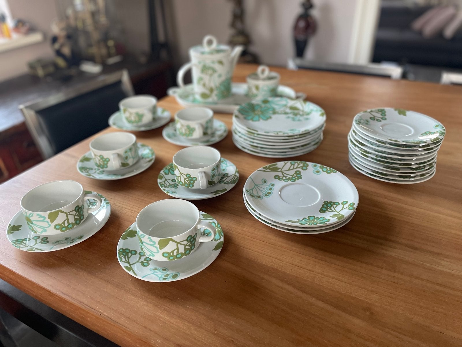 Villeroy & Boch Scarlett servies - Vintage bloemendessin, Ophalen, Villeroy & Boch, Vintage, Zo goed als nieuw