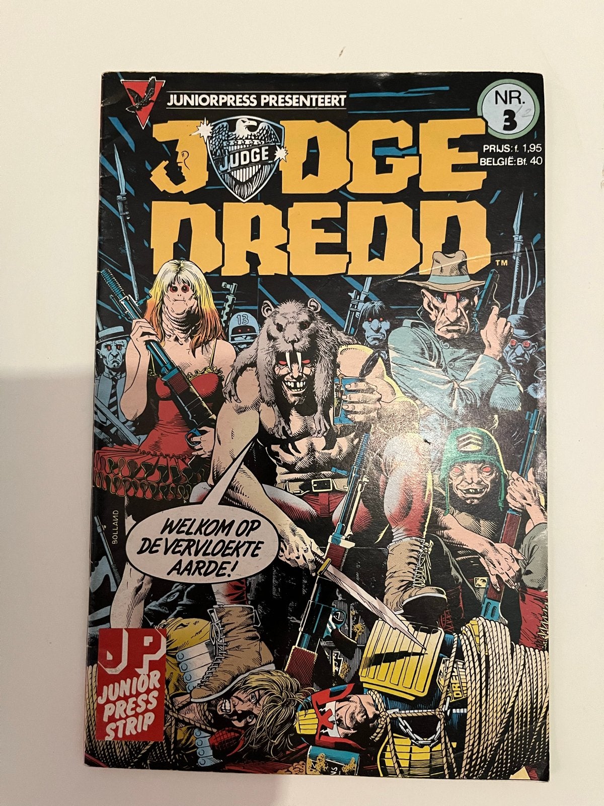 Judge Dredd Juniorpress Strip Nr. 3 - Welkom op de Ver, Boeken, Eén stripboek, Verzenden, Gelezen