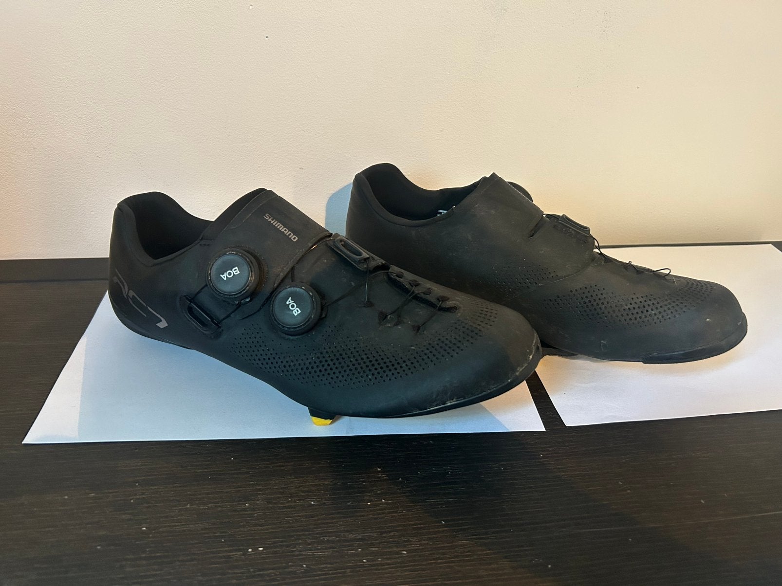Shimano RC703 Wielrenschoenen heren (zwart), Ophalen of Verzenden, Zo goed als nieuw, Schoenen