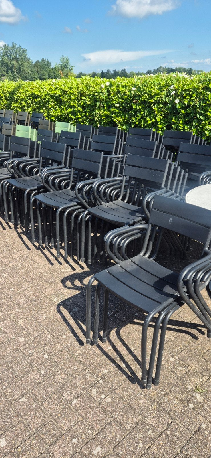 Terrasstoelen horeca restaurant Satelliet, Ophalen, Gebruikt, Geen, Geen