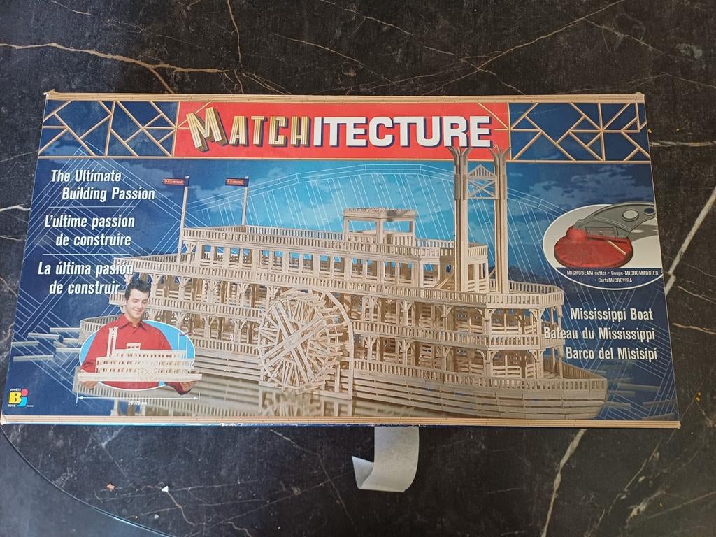 Matchitecture Mississippi Boat Bouwpakket, Hobby en Vrije tijd, Ophalen of Verzenden, Nieuw, Overige typen, Overige merken
