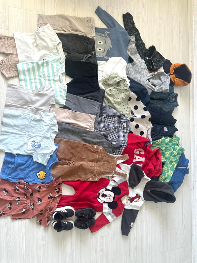 Grote kledingbundel voor baby/peuter jongen (maat 80-95), Ophalen, Gebruikt, Jongetje