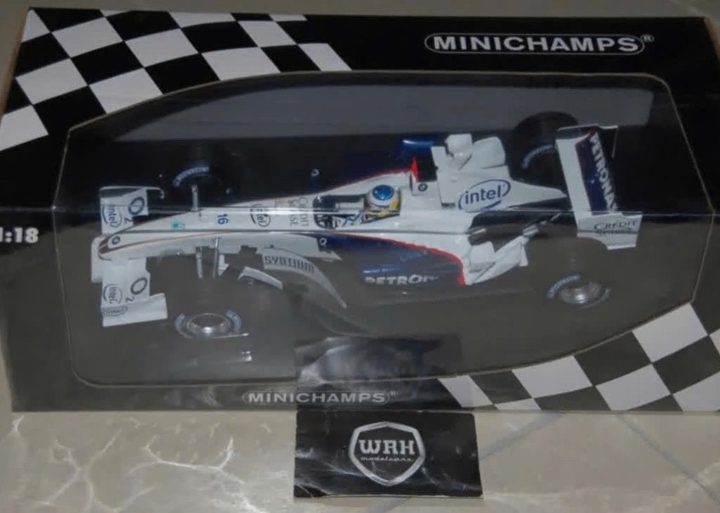 1:18 F1 SAUBER C24B HEIDFELD TEST Minichamps in doos WRH, Verzenden, Zo goed als nieuw, Auto, MiniChamps