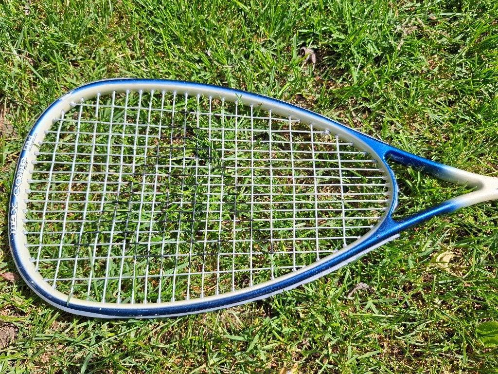 Dunlop Max Comp Ti squashracket, Sport en Fitness, Squash, Zo goed als nieuw, Racket, Met hoes, Ophalen of Verzenden