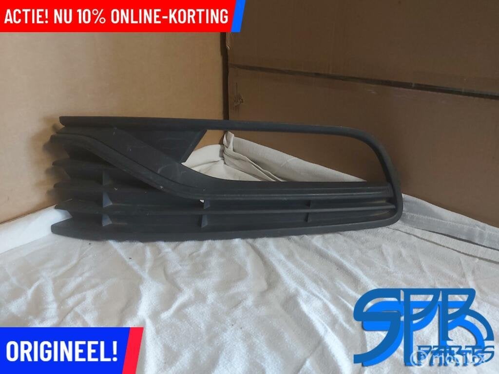 VW POLO 6C LINKS Afdekkap mistlamp GRILLE ROOSTER 6C0853665, Gebruikt, Volkswagen, Ophalen of Verzenden, Volkswagen