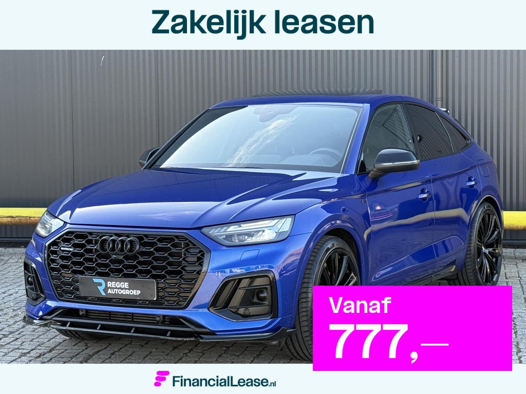 Audi Q5 Sportback 55 TFSI e S-Line SQ5 | PANORAMADAK | 22INC, Automaat, Gebruikt, Euro 6, Blauw