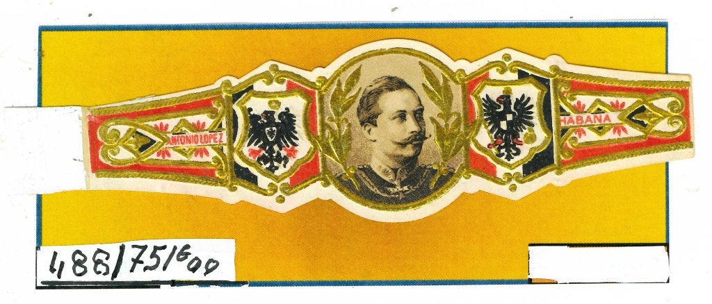 Guillaume II, Ophalen of Verzenden, Sigarenbandjes