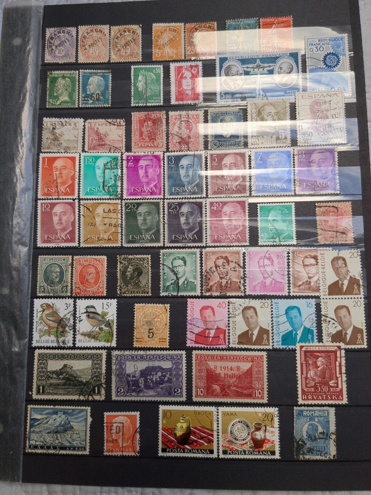 Grote verzameling postzegels uit diverse landen, Postzegels en Munten, Ophalen of Verzenden, Nederland en Buitenland