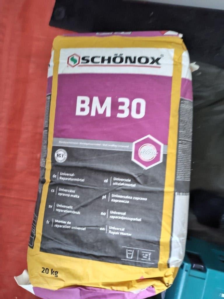 Schönox BM30 uitvlakmortel, Ophalen, Nieuw