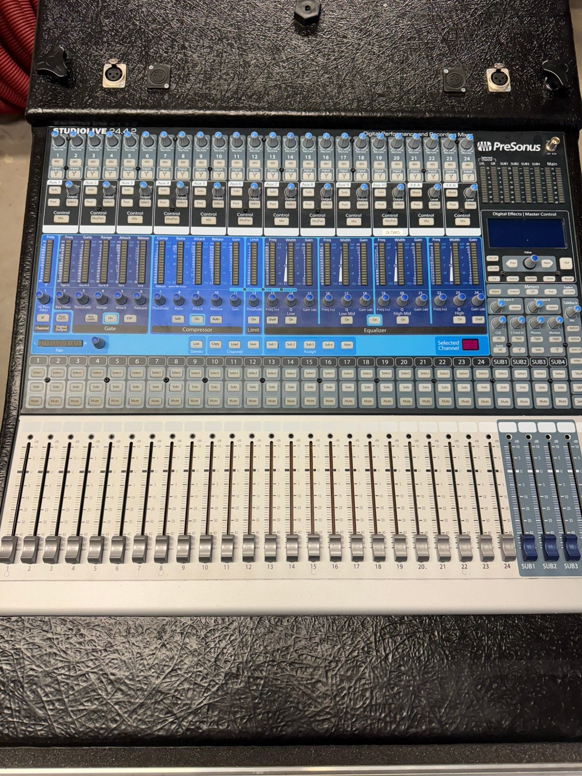Presonus mengpaneel incl. multicore, Muziek en Instrumenten, Mengpanelen, Gebruikt, 20 kanalen of meer, Microfooningang, Ophalen