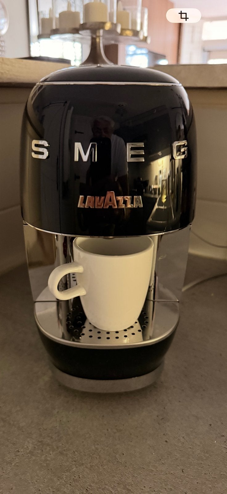Smeg Lavazza koffie machine, Ophalen, Koffiepads en cups, Afneembaar waterreservoir, Koffiemachine