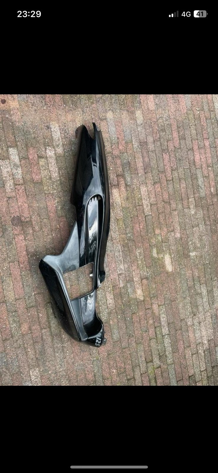 gilera runner achter kap, Ophalen