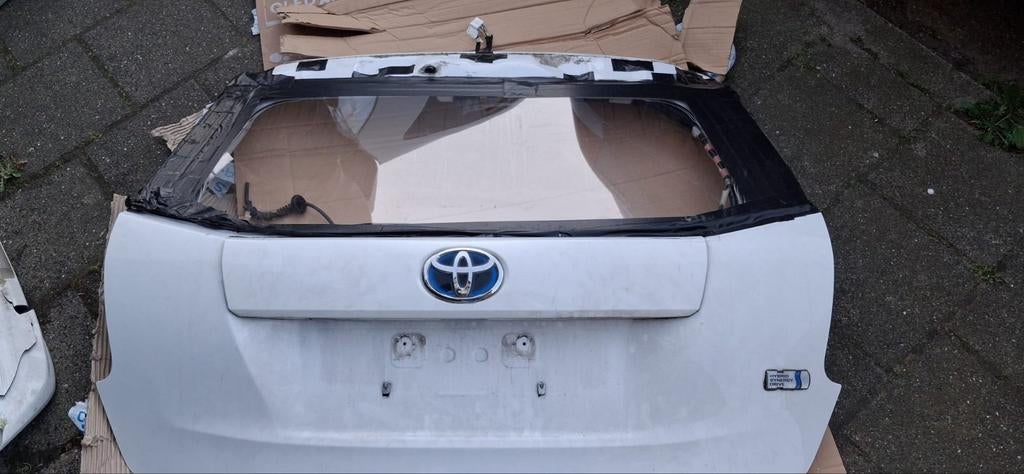 Achterklep Toyota Prius+ wagen 2012 - Wit, Gebruikt, Achterklep, Ophalen of Verzenden, Toyota