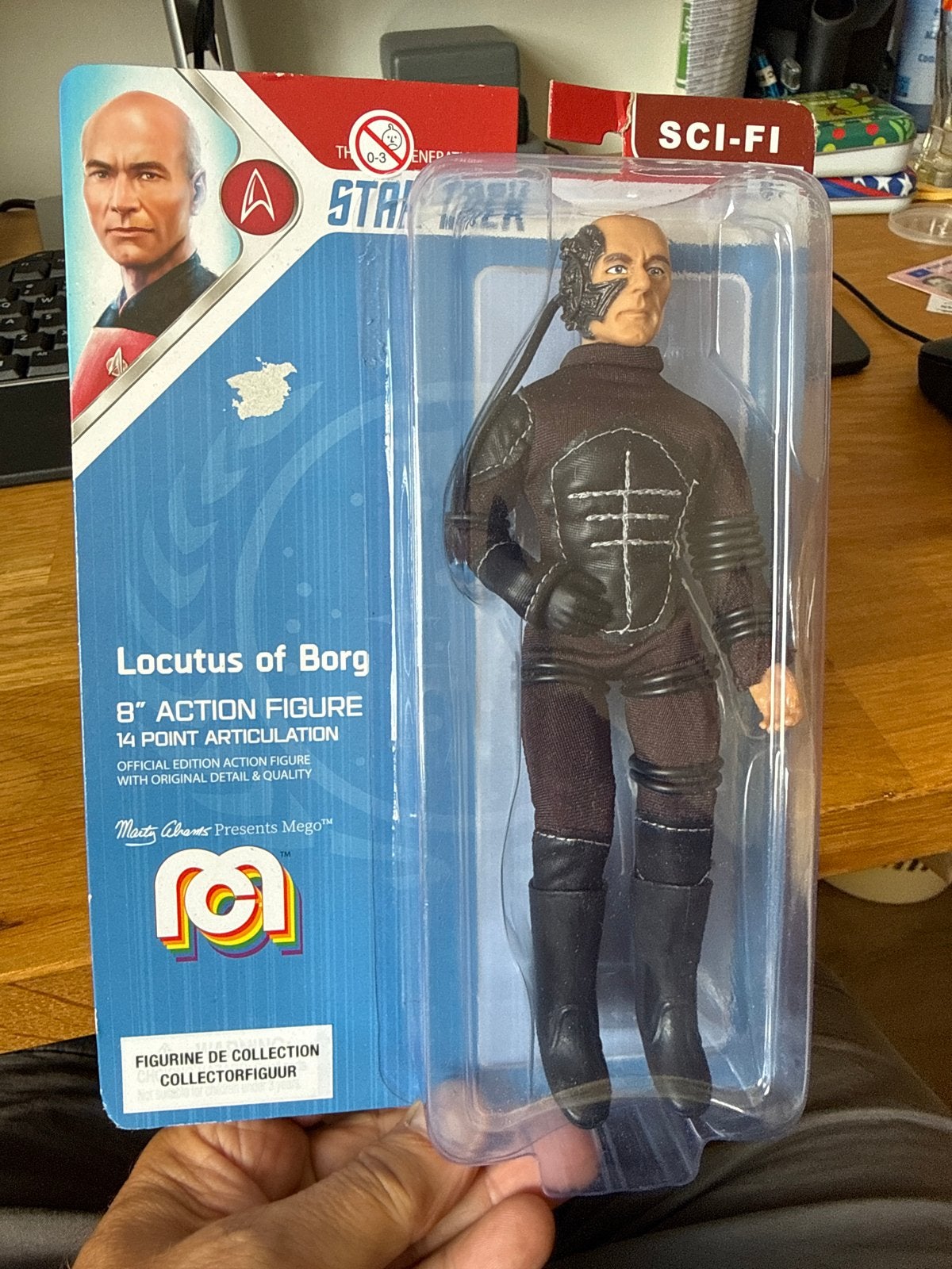 Star Trek Locutus of Borg 8" Actiefiguur Mego, Verzenden, Nieuw