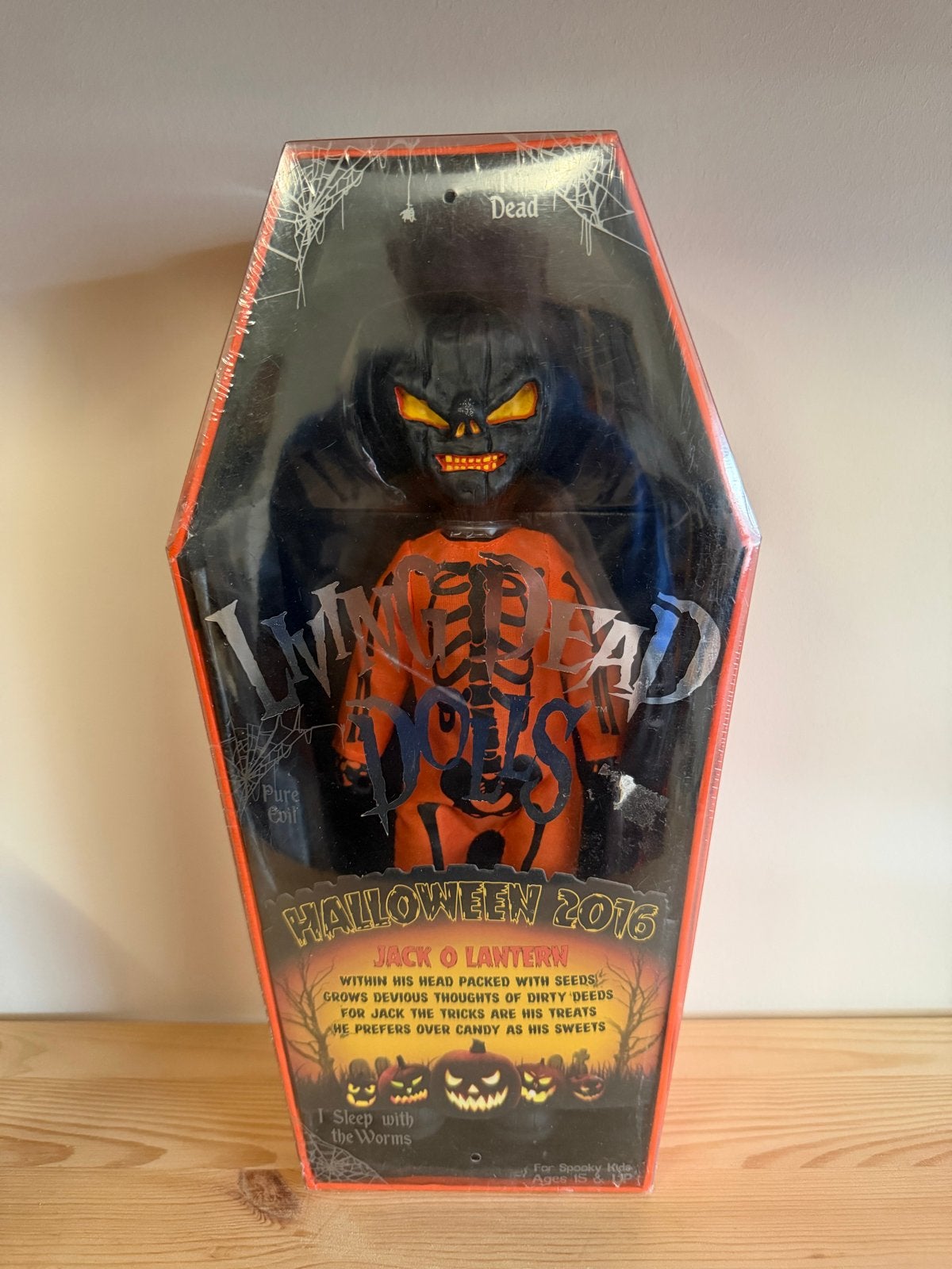 Living Dead Dolls Halloween 2016 - Jack O Lantern - Nieuw, Ophalen of Verzenden, Nieuw, Film, Actiefiguur of Pop