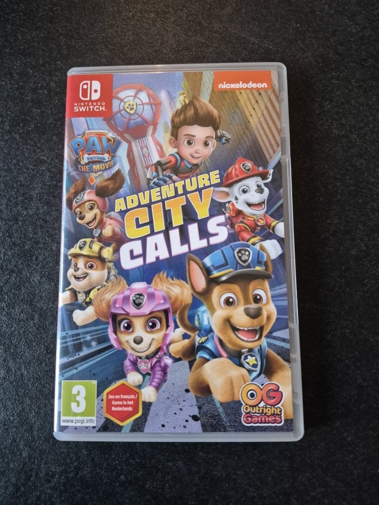 Paw Patrol Adventure City Calls Nintendo Switch Spel, 1 speler, Racen en Vliegen, Ophalen of Verzenden, Zo goed als nieuw