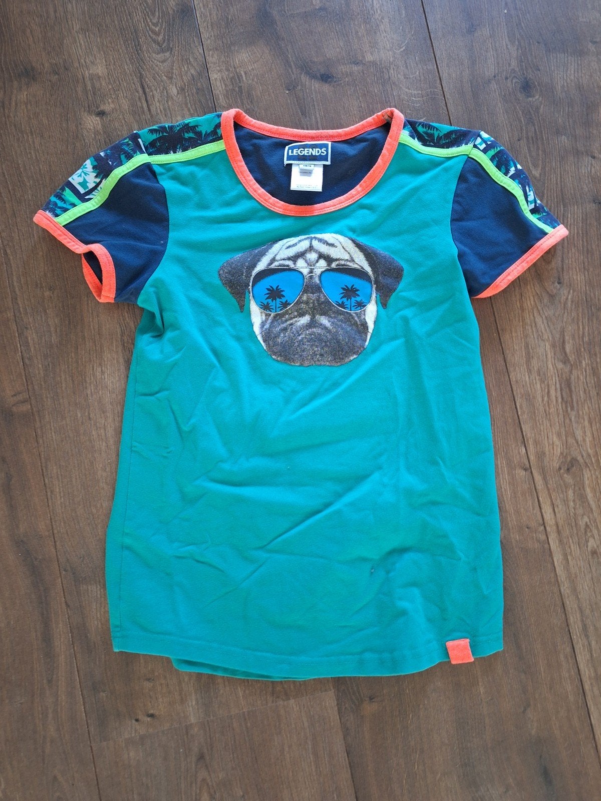 Legends T-shirt met mopshond print - Maat 164, Gebruikt, Ophalen of Verzenden, Shirt of Longsleeve, Legends