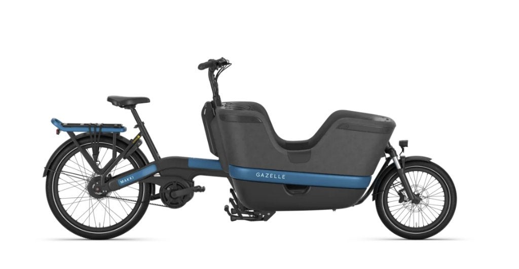 Makki Load Bakfiets voor het hele gezin, Ophalen of Verzenden, 2 kinderen, Schijfrem, Gazelle