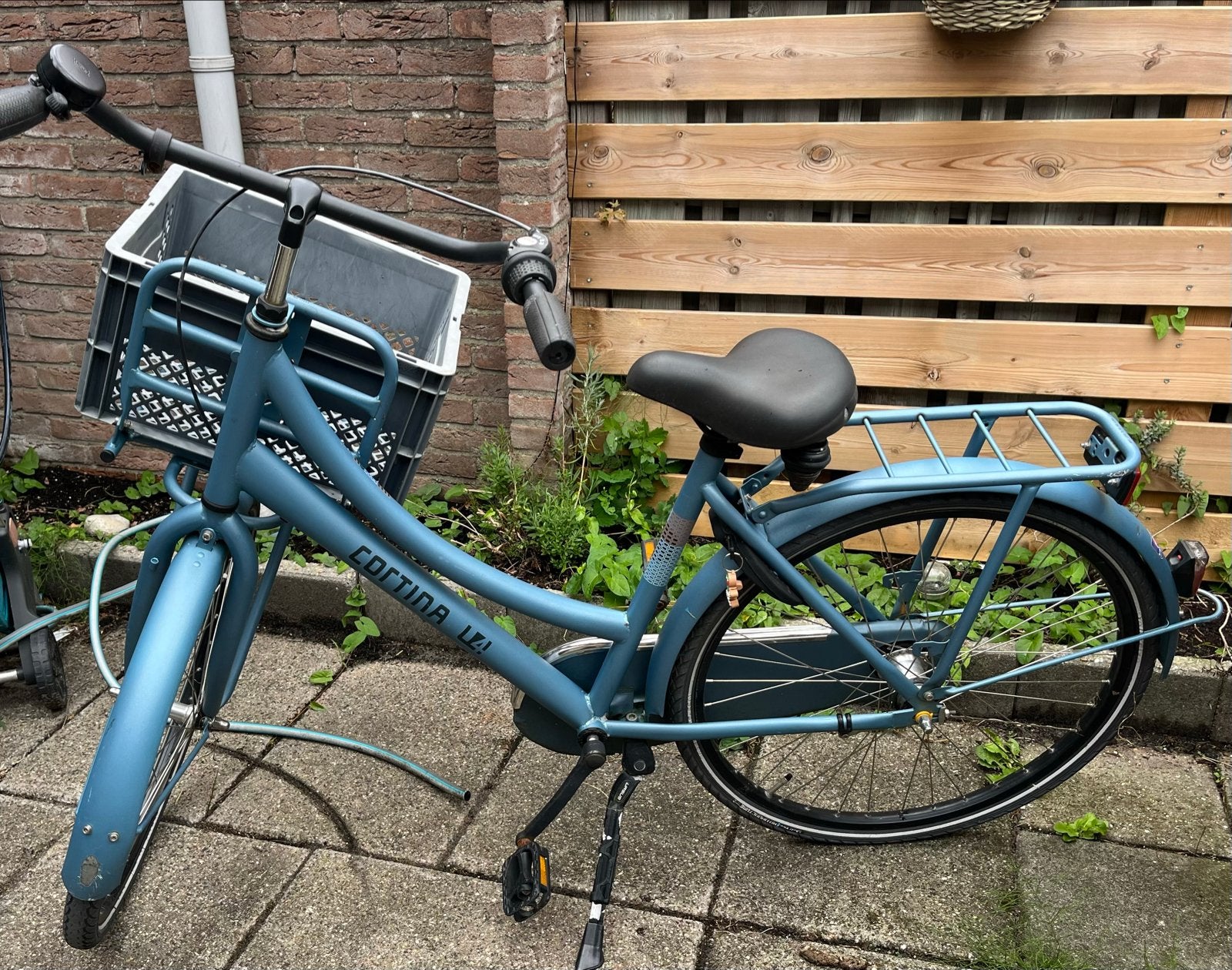 Cortina U4 Transportfiets meisje - Blauw - Gebruikt, Terugtraprem, Gebruikt, Versnellingen, Ophalen