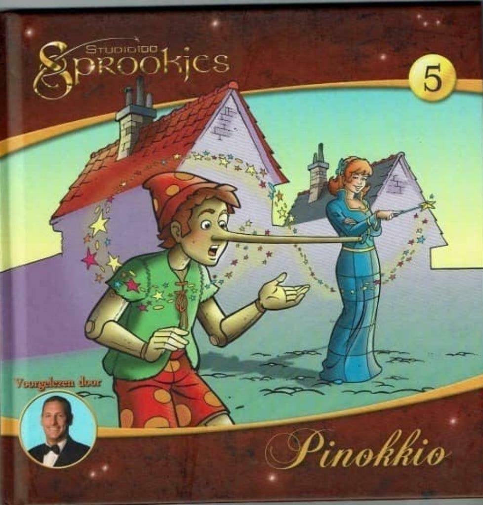 PINOKKIO-BOEK+CD-STUDIO 100 SPROOKJES, Boeken, Luisterboeken, Ophalen of Verzenden, Kind