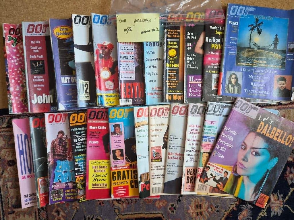 Muziekblad OOR, jaargang 1988 minus nr 2, Boeken, Ophalen of Verzenden, Gelezen, Muziek, Film of Tv