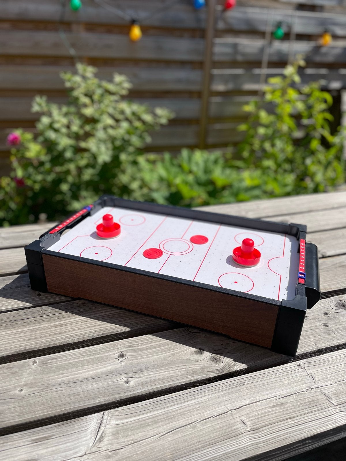 Airhockey Tafelspel - Compact en Compleet, Ophalen of Verzenden, Zo goed als nieuw, Jongen of Meisje