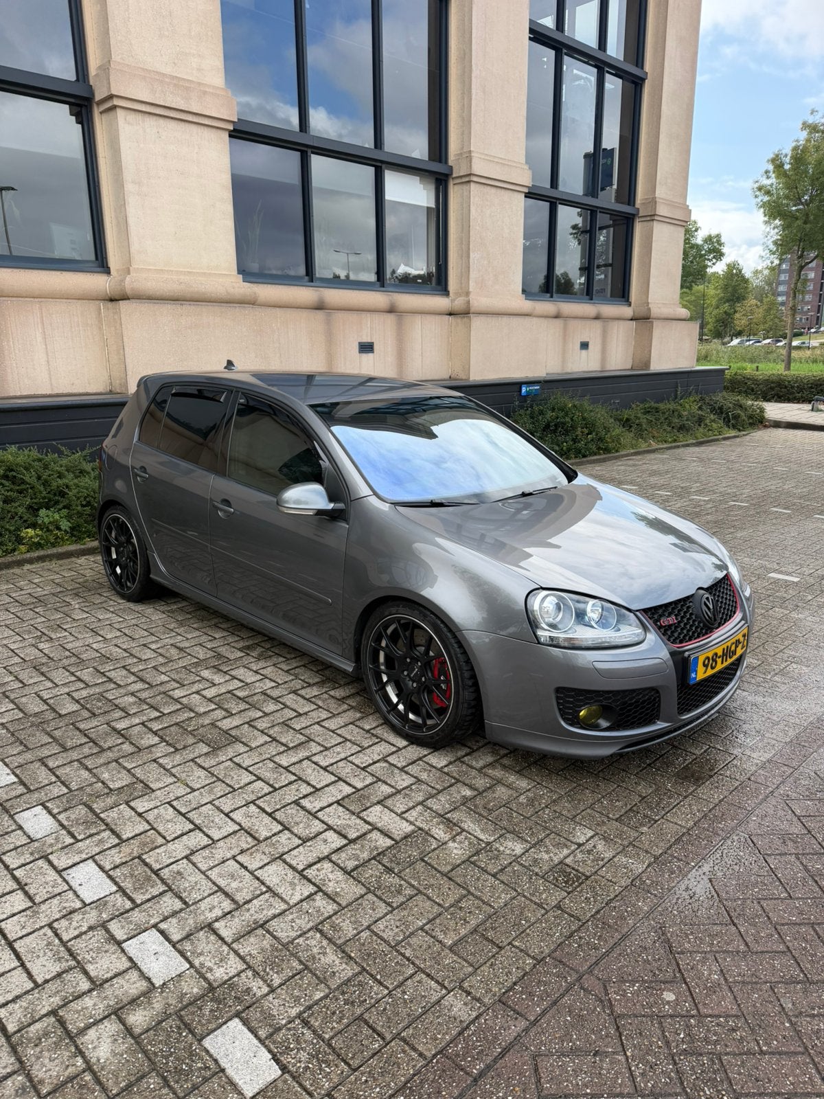 Volkswagen Golf 2.0 GTI Edition 30 DSG, Zwart, 4 cilinders, 1984 cc, Leder en Stof