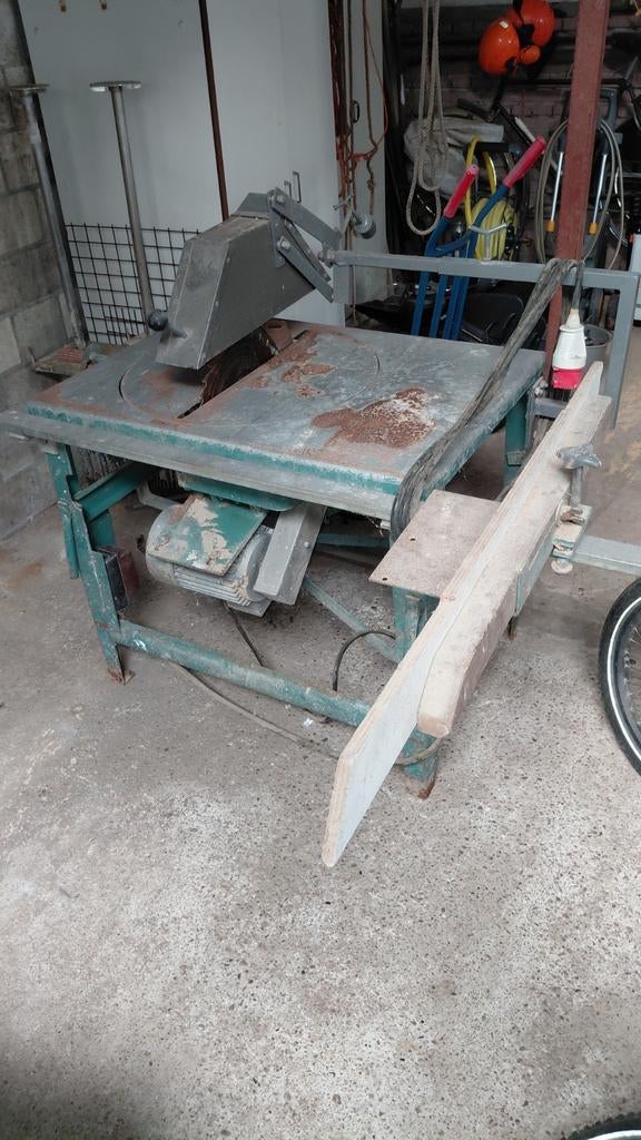 Zaagtafel Gjerde 380v, Doe-het-zelf en Verbouw, Gereedschap | Zaagmachines, Ophalen, Gebruikt, Cirkelzaag, 70 mm of meer