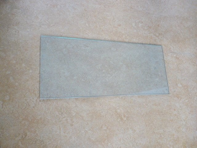 glazen plaat gehard glas wrs van Ikea vitrine hangkast, Ophalen, 50 tot 100 cm, Minder dan 100 cm, 25 tot 50 cm