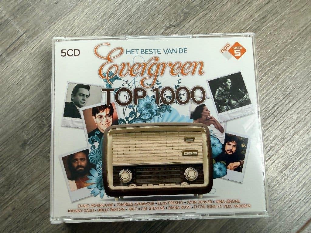 5 cd box Radio 5 Het beste uit de evergreen top 1000, Ophalen of Verzenden, Gebruikt, Pop