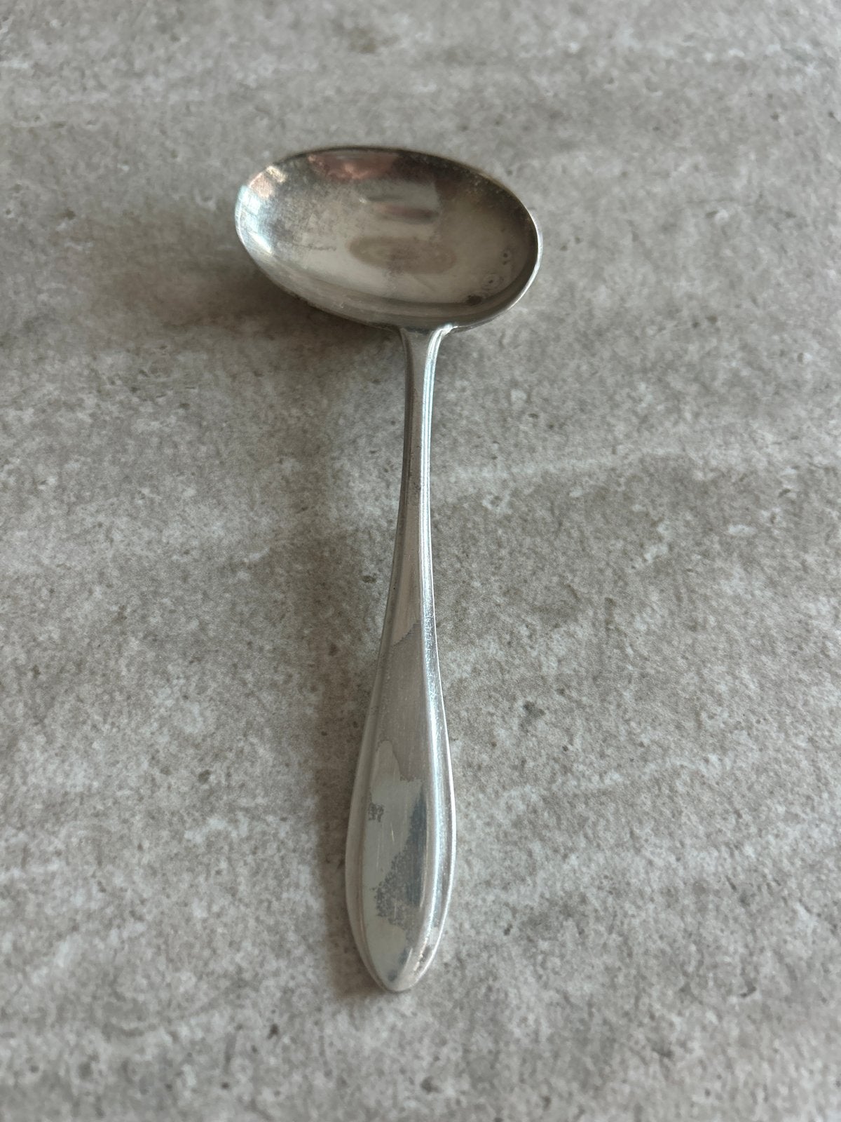 Vintage verzilverde Sauslepel, Ophalen of Verzenden