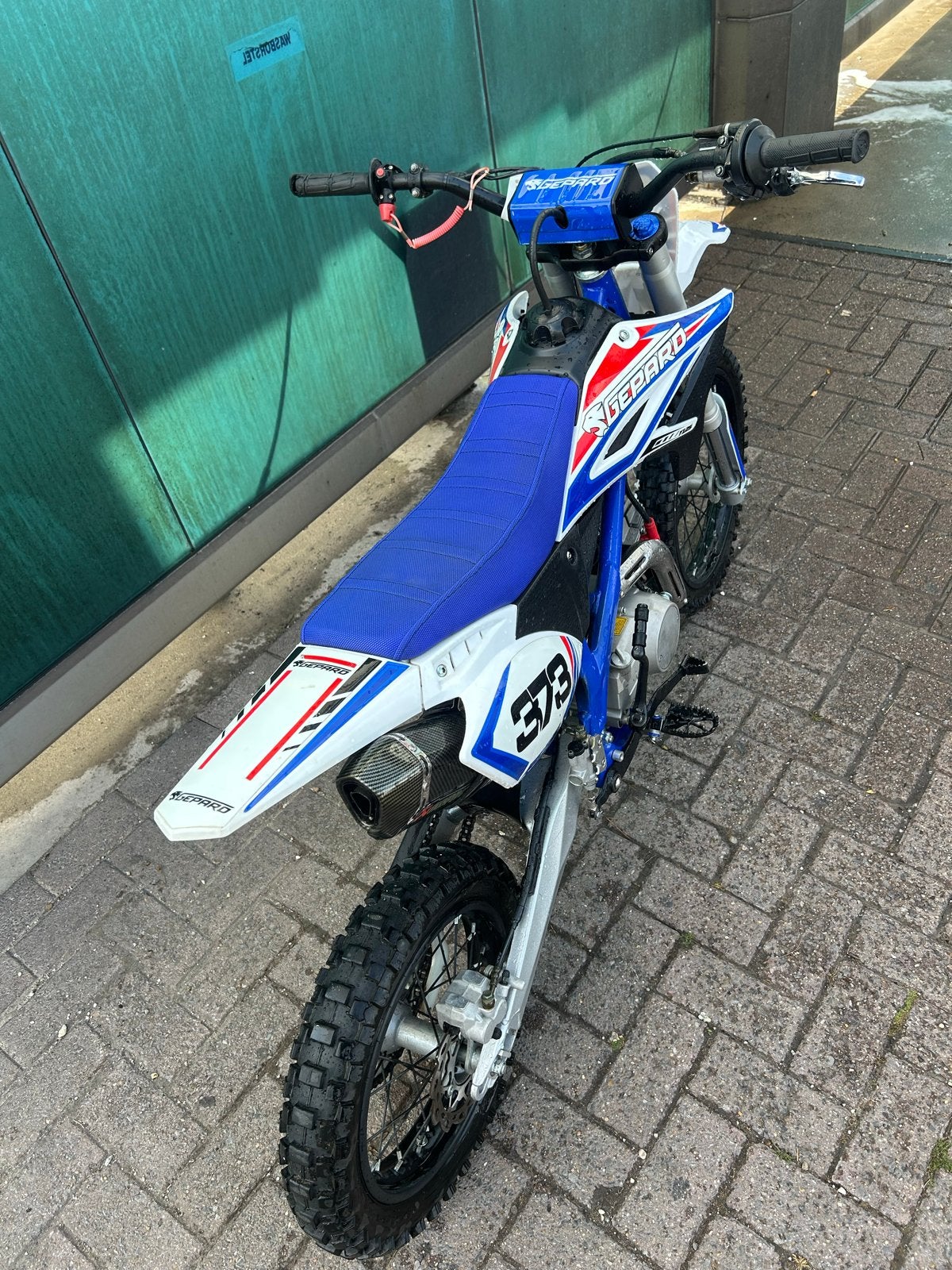 Gepard Pitbike 125cc - Krachtige en Betrouwbare Crossmotor, Fietsen en Brommers, Ophalen, Gebruikt, Schijfrem, Pitbike