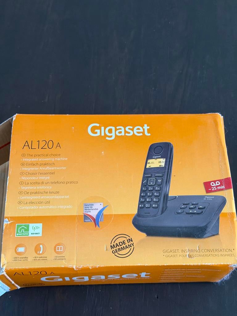 Gigaset AL120 A DECT telefoon met antwoordapparaat, Ophalen, Gebruikt, 1 handset