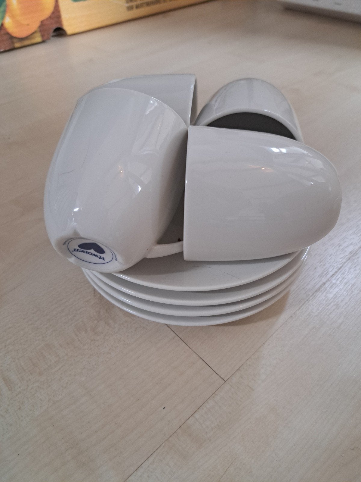4x kop en schotel vtwonen, Ophalen, Zo goed als nieuw, Overige stijlen, Overige typen