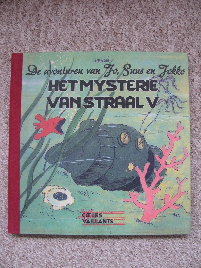 Jo, Suus en Jokko - Het Mysterie van Straal V -hc linnen rug, Boeken, Eén stripboek, Nieuw, Ophalen of Verzenden, Hergé