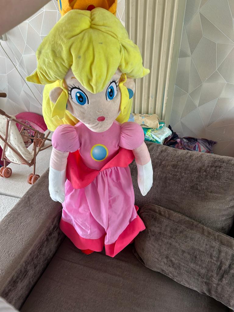 XL Super Mario Princess Peach Knuffel, Ophalen, Gebruikt, Overige typen, Nintendo