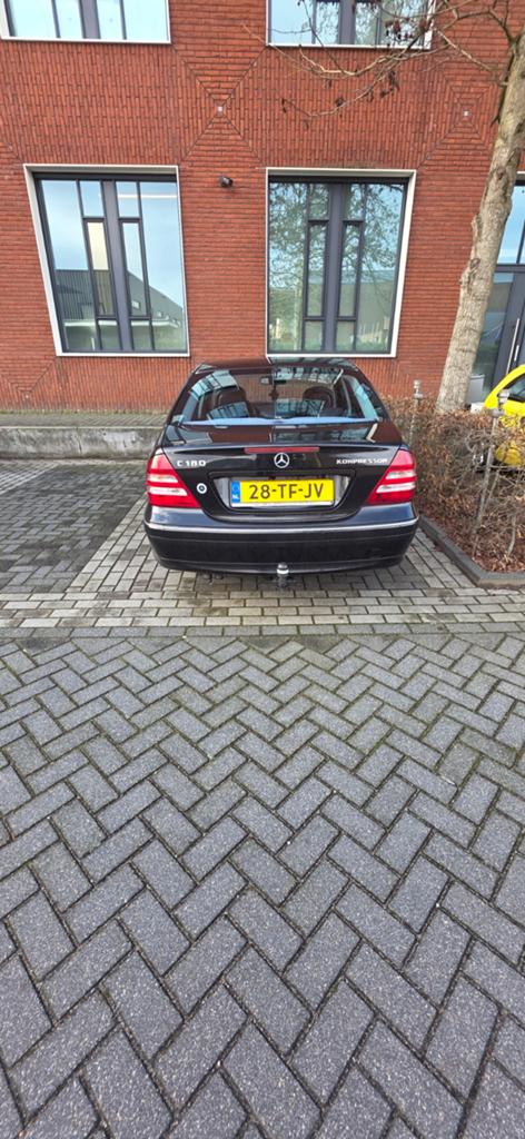 Mercedes-Benz C-Klasse 1.8 C180 Kompr Sedan 2006 Zwart, Achterwielaandrijving, 1796 cc, Zwart, Origineel Nederlands