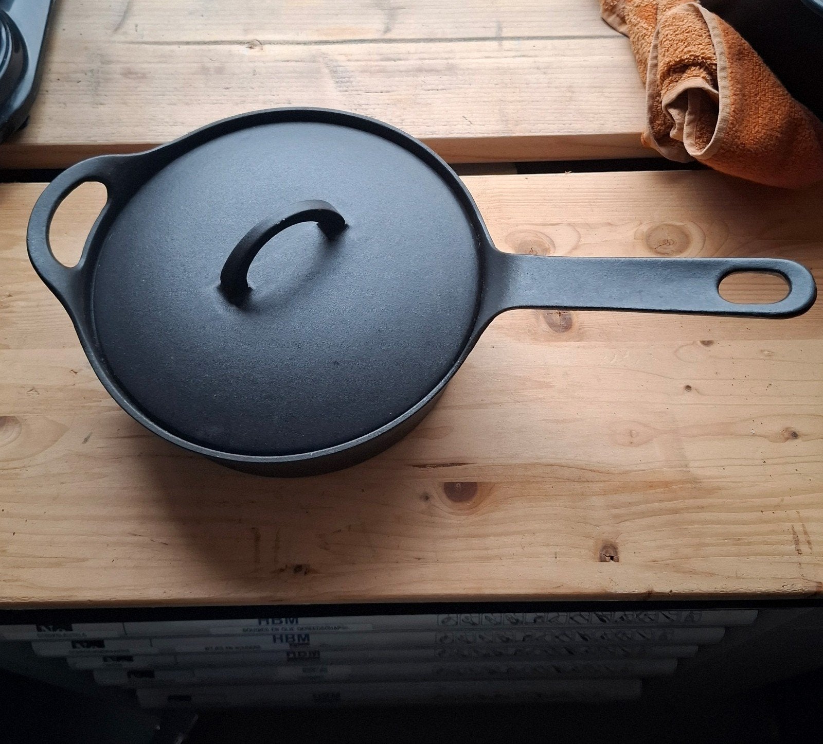 Hackman 25 Gietijzeren Braadpan - Gebruikt, Goede Staat, Gebruikt, Ophalen of Verzenden, Geschikt voor barbecue, Overige merken