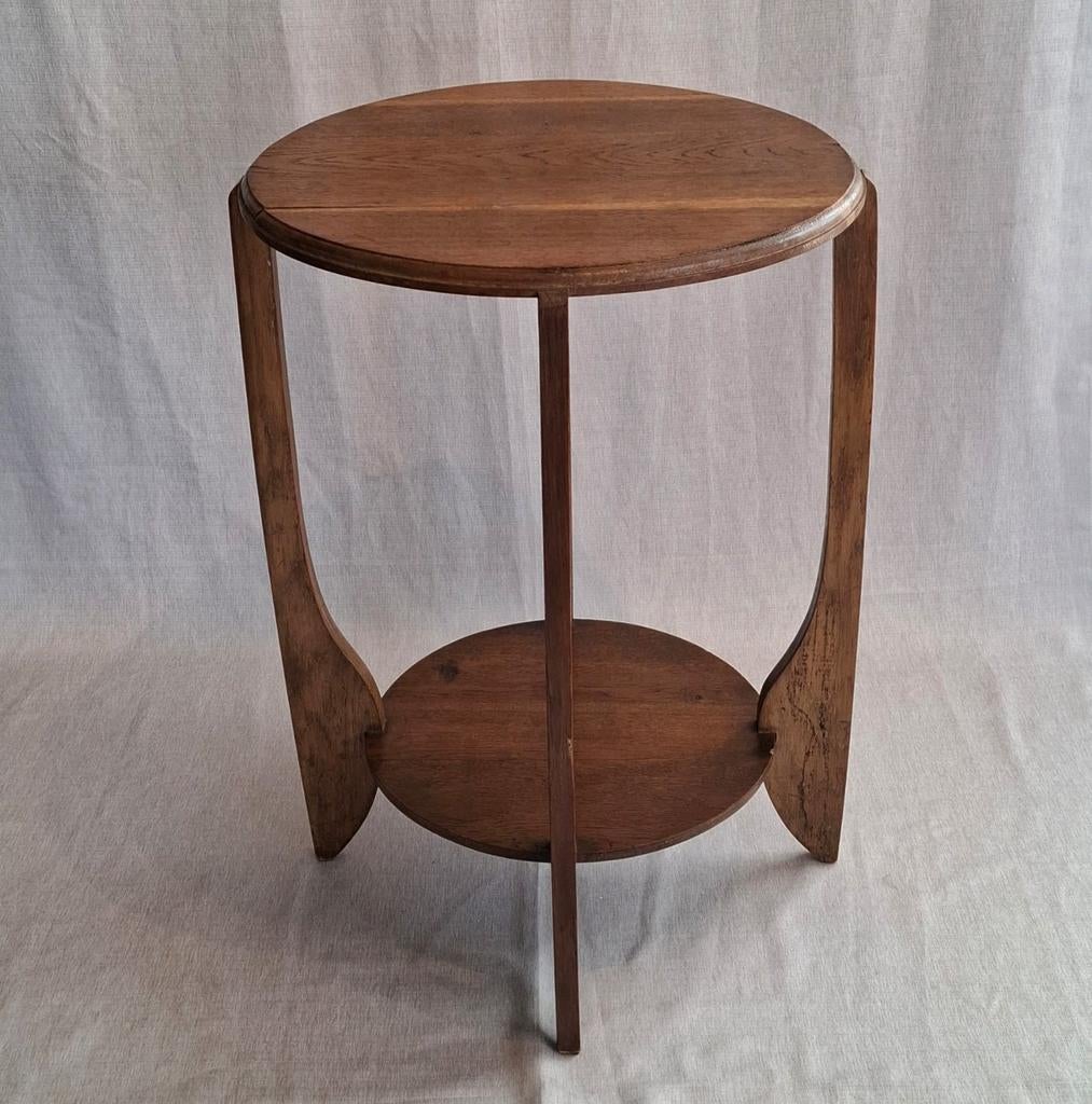 Art Deco Amsterdamse school Bijzettafel, Ophalen
