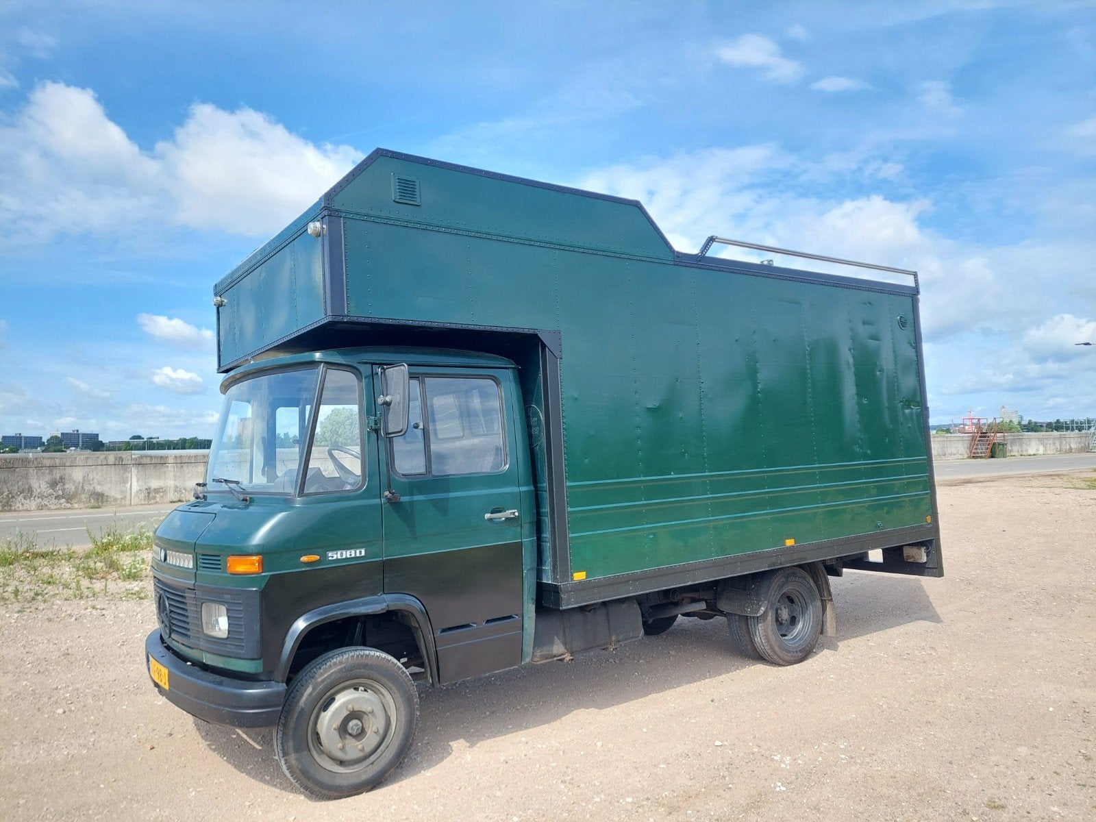 Mercedes 508 oldtimer bus camper, 3780 cc, 23 km/l, Origineel Nederlands, Diesel