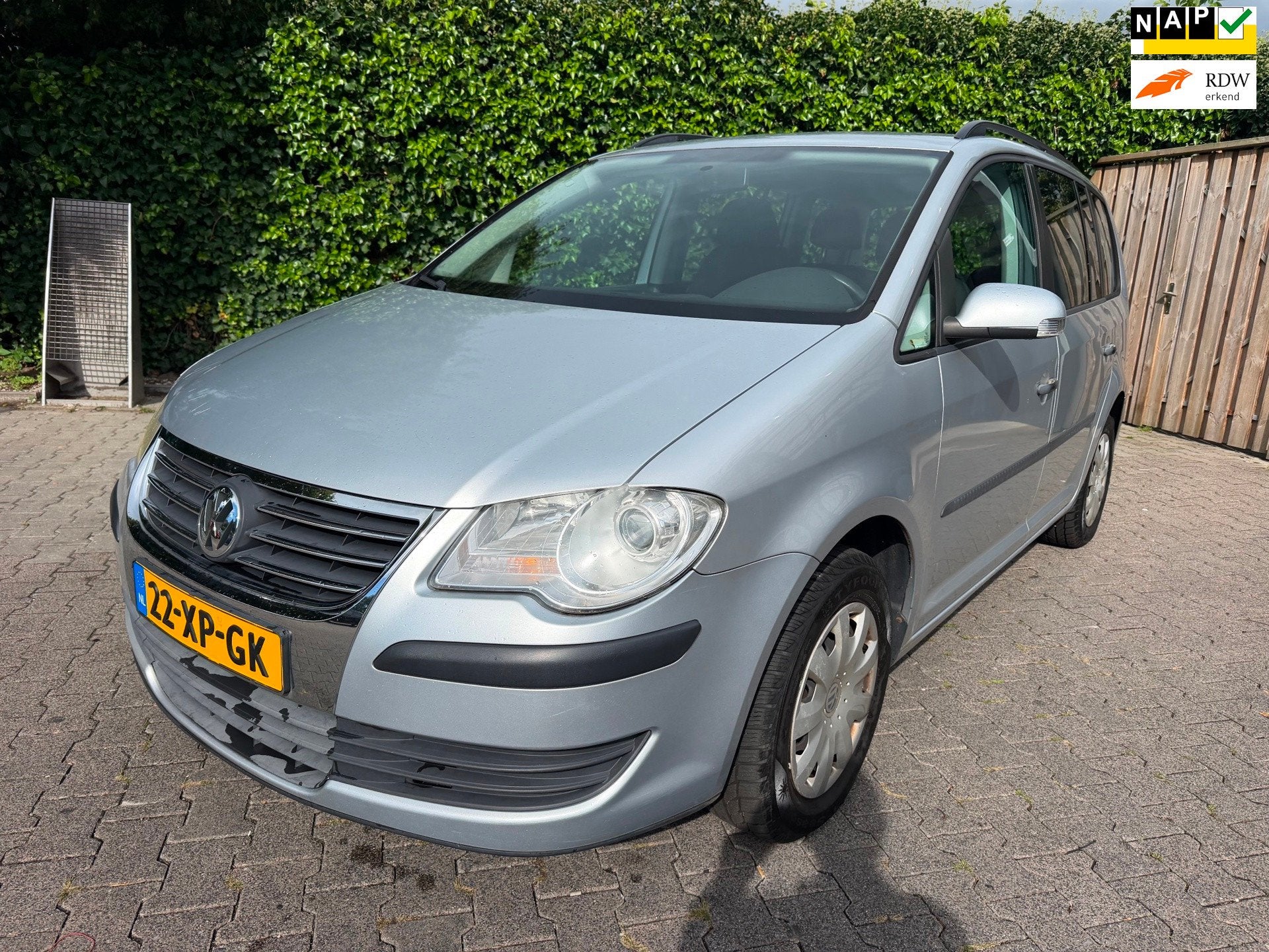 Volkswagen Touran 1.6 MPI Optive|Airco|cruisecontrol, Voorwielaandrijving, 4 cilinders, Electronic Stability Program (ESP), Handgeschakeld