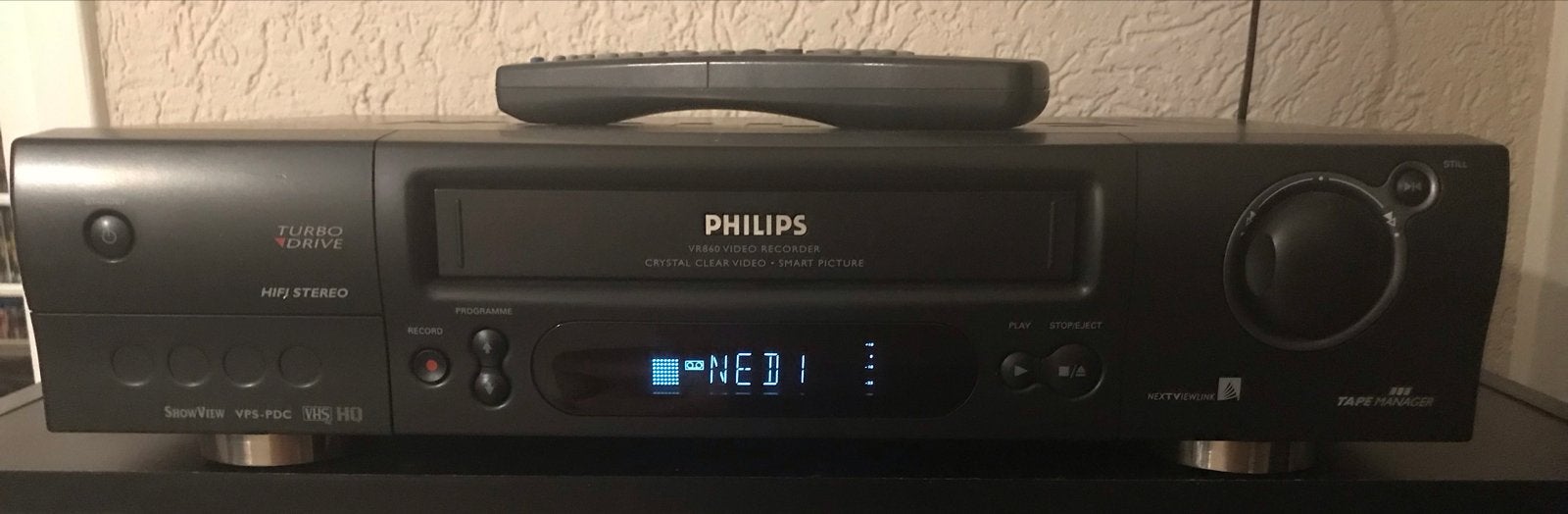 Philips VR860 VHS Videorecorder - Turbo Drive HiFi Stereo, Ophalen, Gebruikt, VHS-speler of -recorder