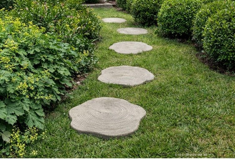 Beton staptegel houtmotief betonnen boomstam, Tuin en Terras, Ophalen, Cuneraweg 266, Overige typen, Nieuw