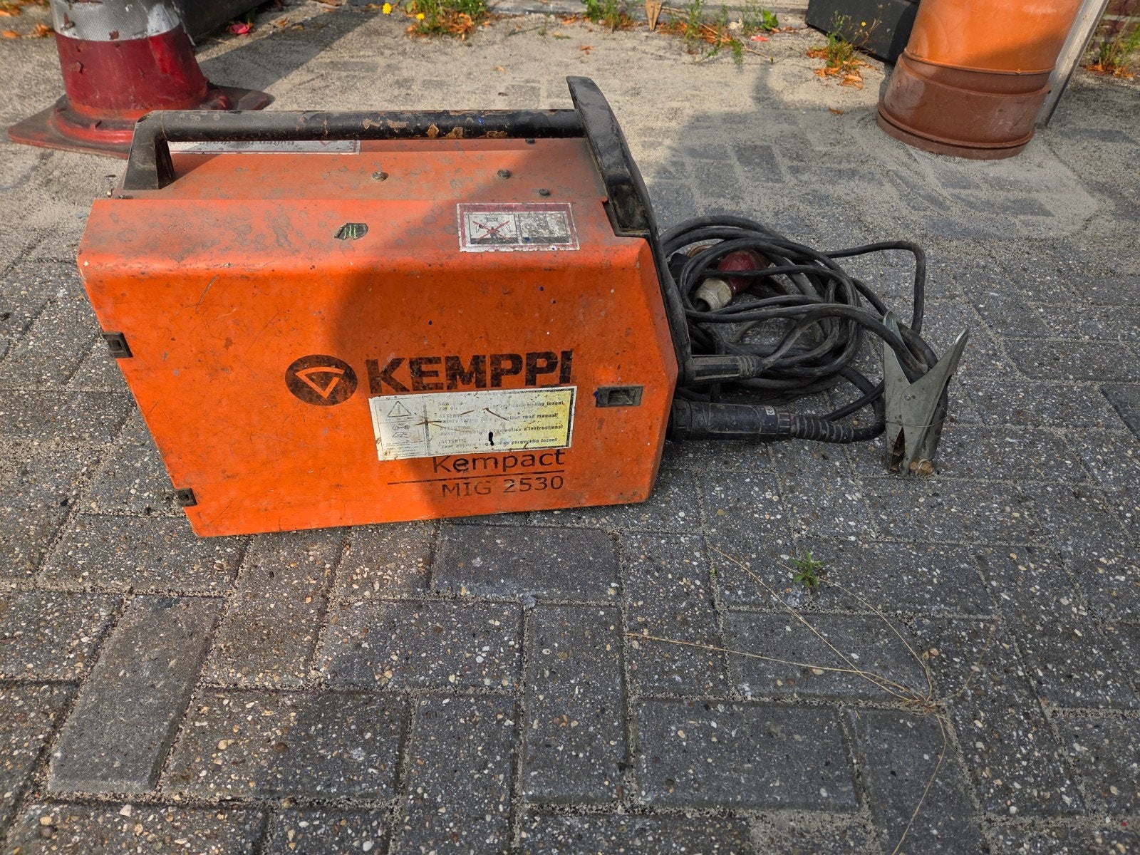 Kemppi Kempact MIG 2530 Lasapparaat, Ophalen of Verzenden, Gebruikt, 250 ampère of meer, Inverter